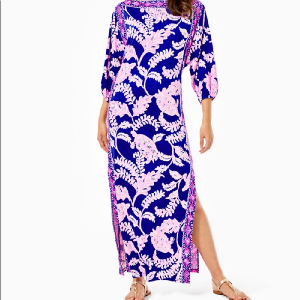 Lily Pulitzer 💖what the shell silva maxi dress😍